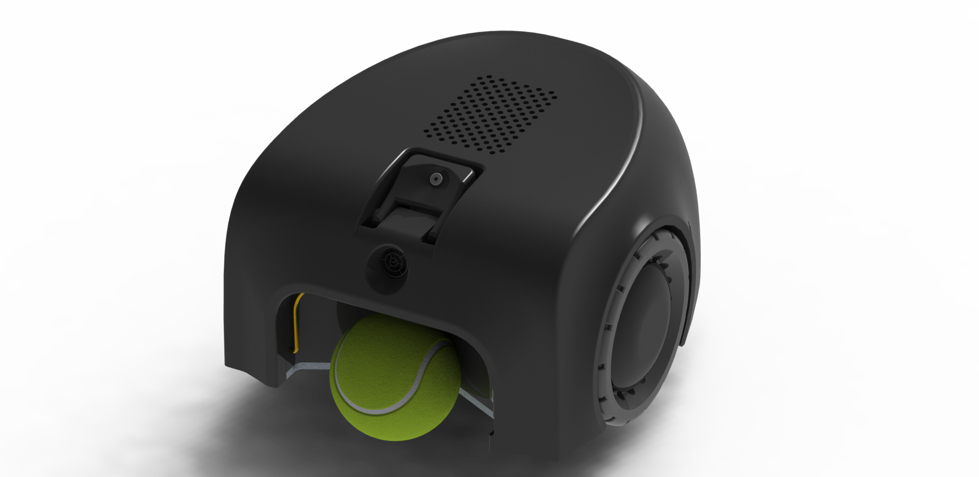 Vive Tennis robot side angle